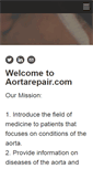 Mobile Screenshot of aortarepair.com